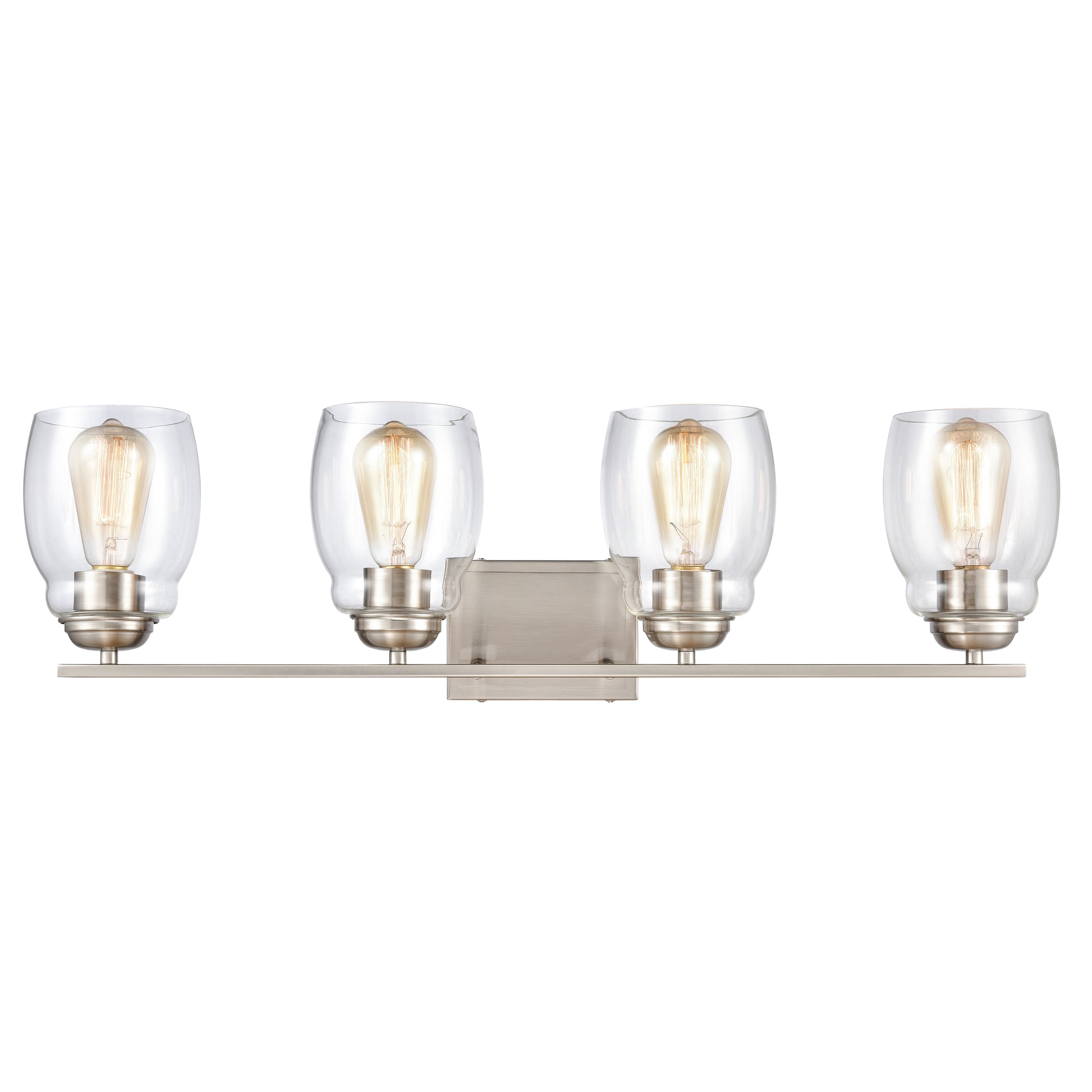 THOMAS CN320412 Calistoga 30.5'' Wide 4-Light Vanity Light - Brushed Nickel