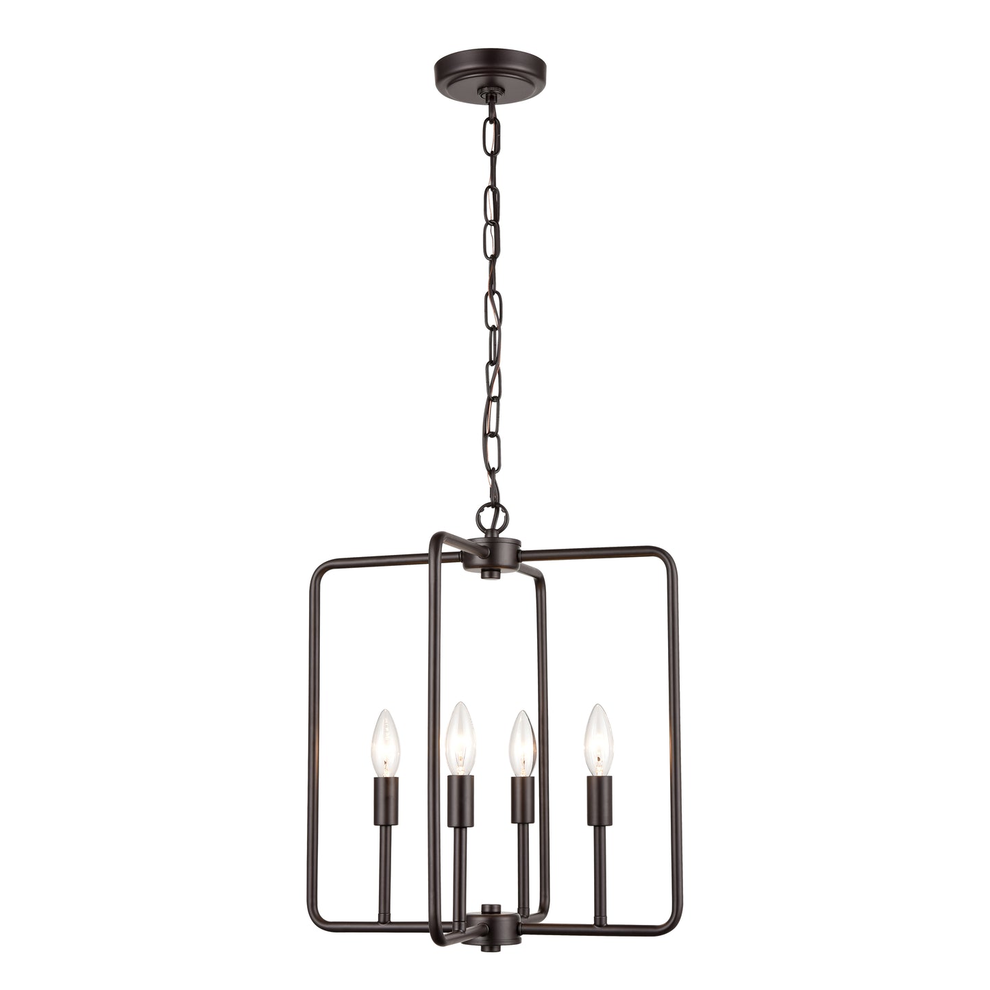 THOMAS CN330441 Park Slope 15.75'' Wide 4-Light Pendant - Oil Rubbed Bronze