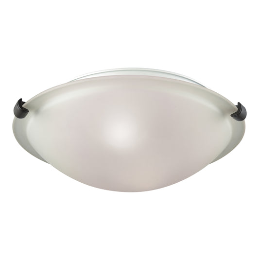 THOMAS CN734299 Sunglow 13'' Wide 2-Light Flush Mount - Brushed Nickel