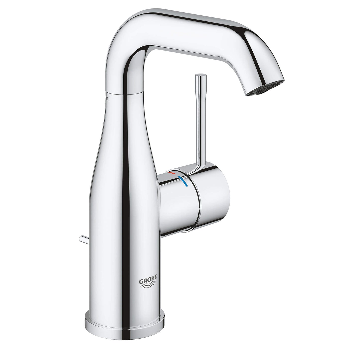 GROHE 2348500A Essence New Chrome Single Hole Single-Handle M-Size Bathroom Faucet 1.2 GPM