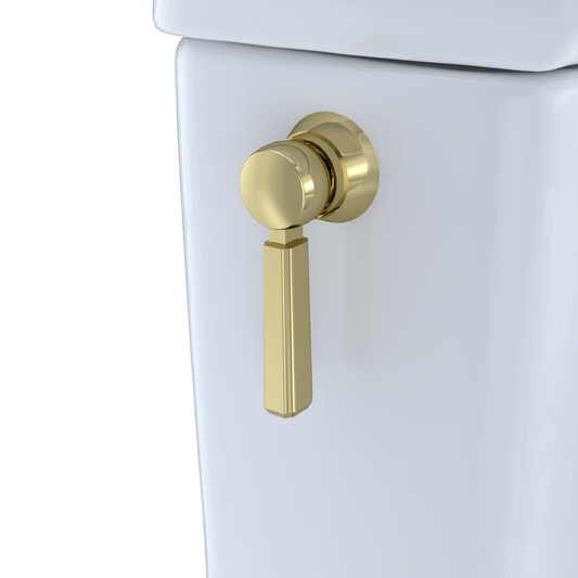 TOTO THU231R#PB TRIP LEVER (REPLACES THU231#PB) - POLISHED BRASS For GUINEVERE TOILET , Polished Brass