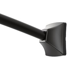 MOEN CSR2164BL Curved Shower Rods  Adjustable Curved Shower Rod In Matte Black