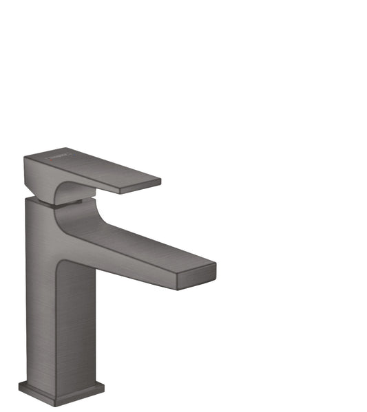 HANSGROHE 32506341 Brushed Black Chrome Metropol Modern Single Hole Bathroom Faucet 1.2 GPM