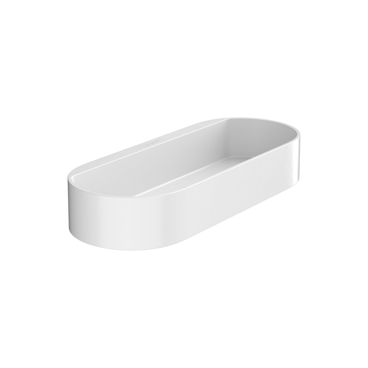 HANSGROHE 27913700 Matte White WallStoris Modern Storage Basket