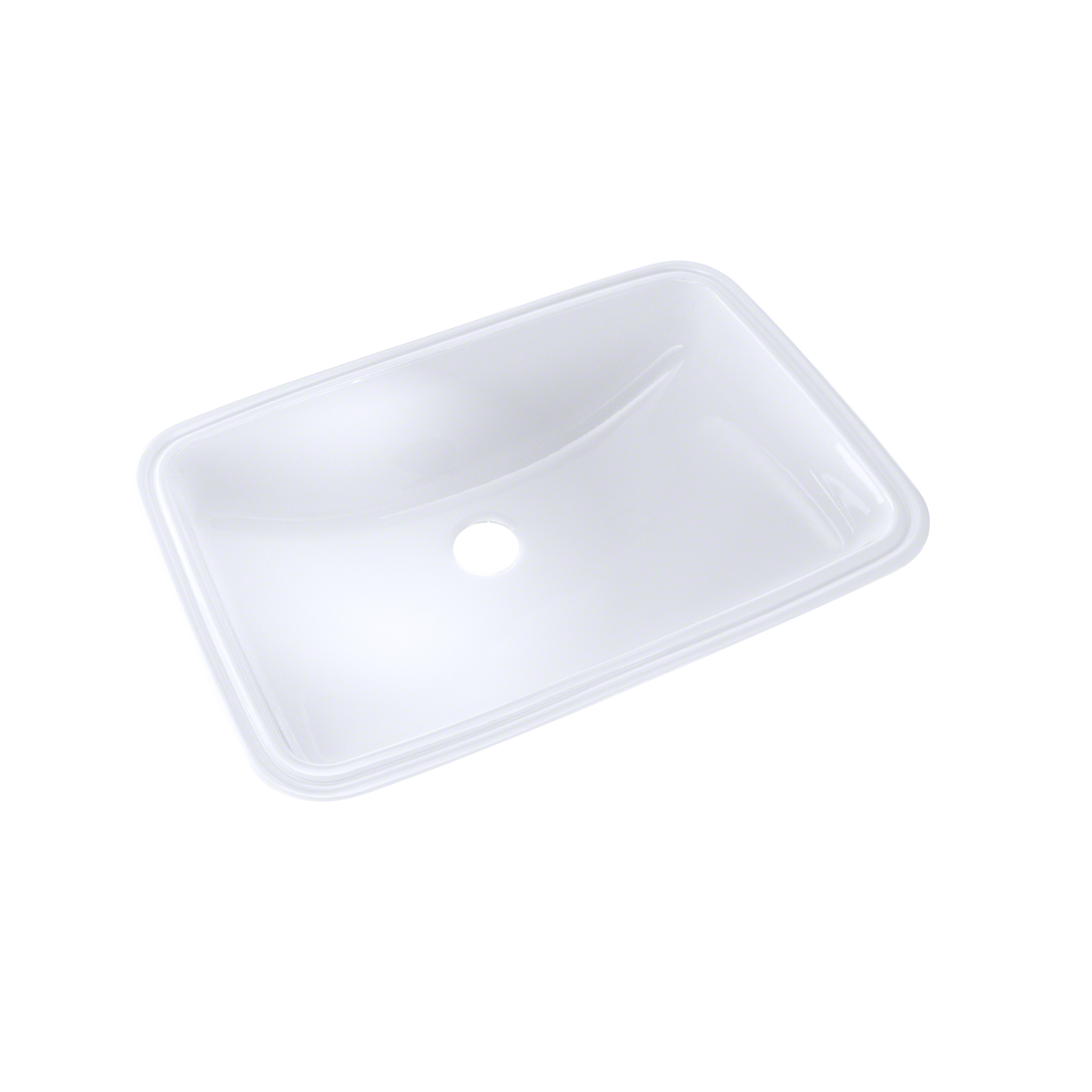 TOTO LT542G#01 19" x 12-3/8" Rectangular Undermount Bathroom Sink with CEFIONTECT , Cotton White