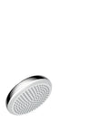 HANSGROHE 26578401 Crometta Showerhead 160 1-Jet, 2.0 GPM in White/Chrome
