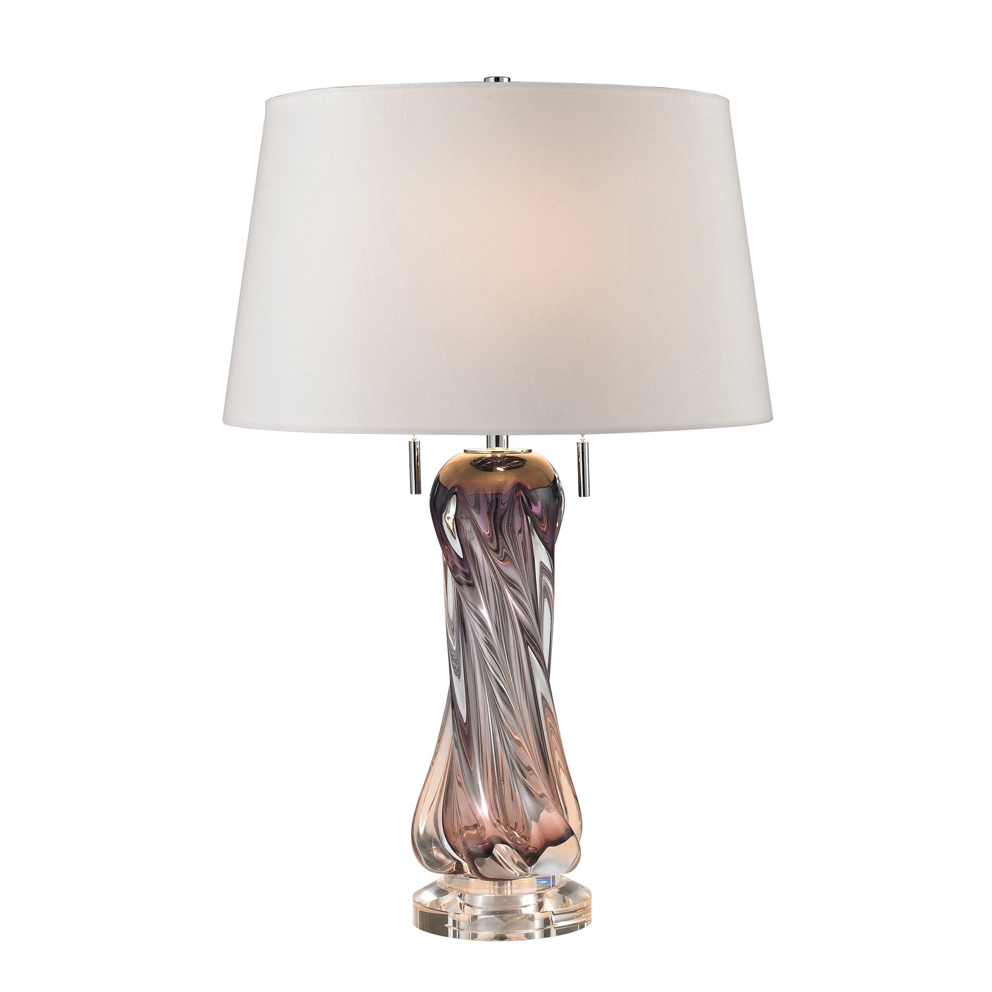 ELK SIGNATURE D2663W Vergato 24'' High 2-Light Table Lamp - Purple