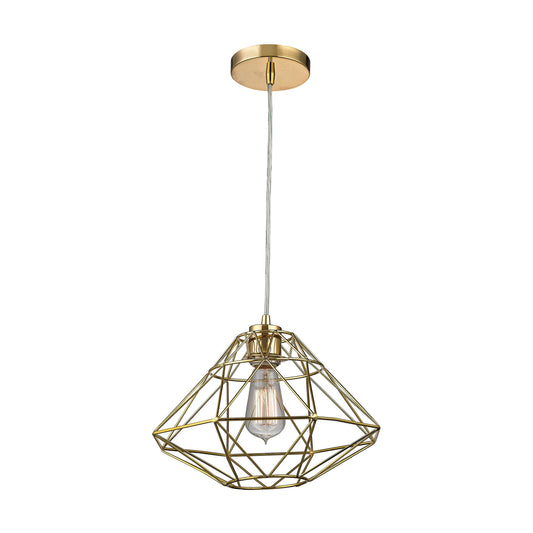 ELK STUDIO D2963 Paradigm 13'' Wide 1-Light Pendant - Gold