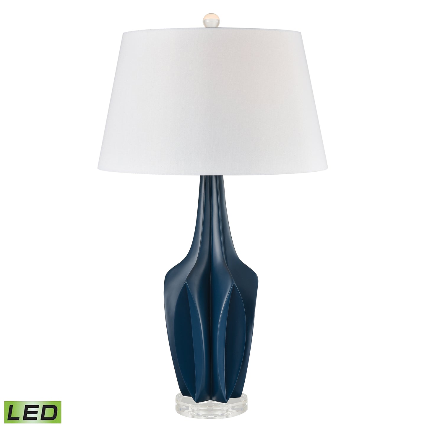 ELK SIGNATURE D3584-LED Wake 30'' High 1-Light Table Lamp - Navy - Includes LED Bulb