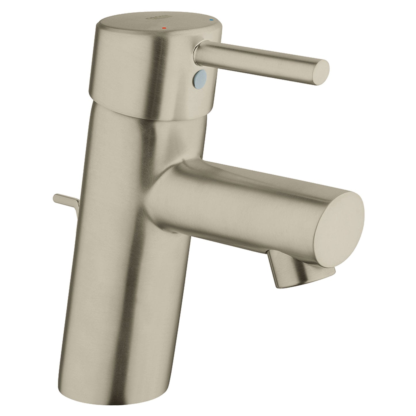 GROHE 34270ENA Concetto Brushed Nickel Single Hole Single-Handle S-Size Bathroom Faucet 1.2 GPM