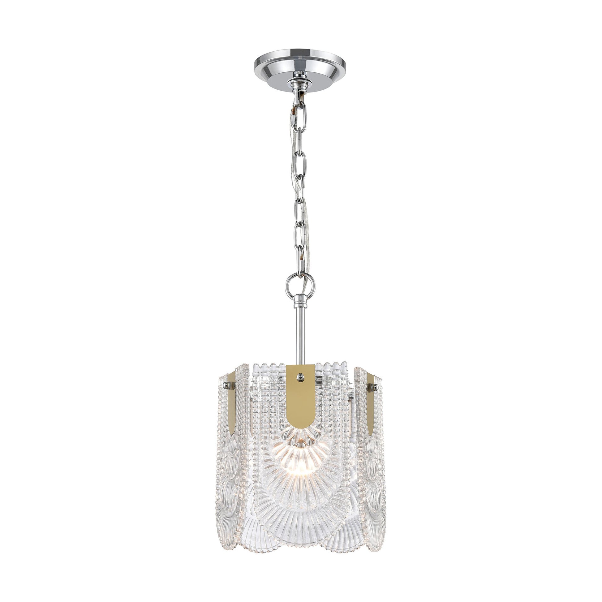 ELK SIGNATURE D4176 Darjeeling 8.5'' Wide 1-Light Mini Pendant - Clear