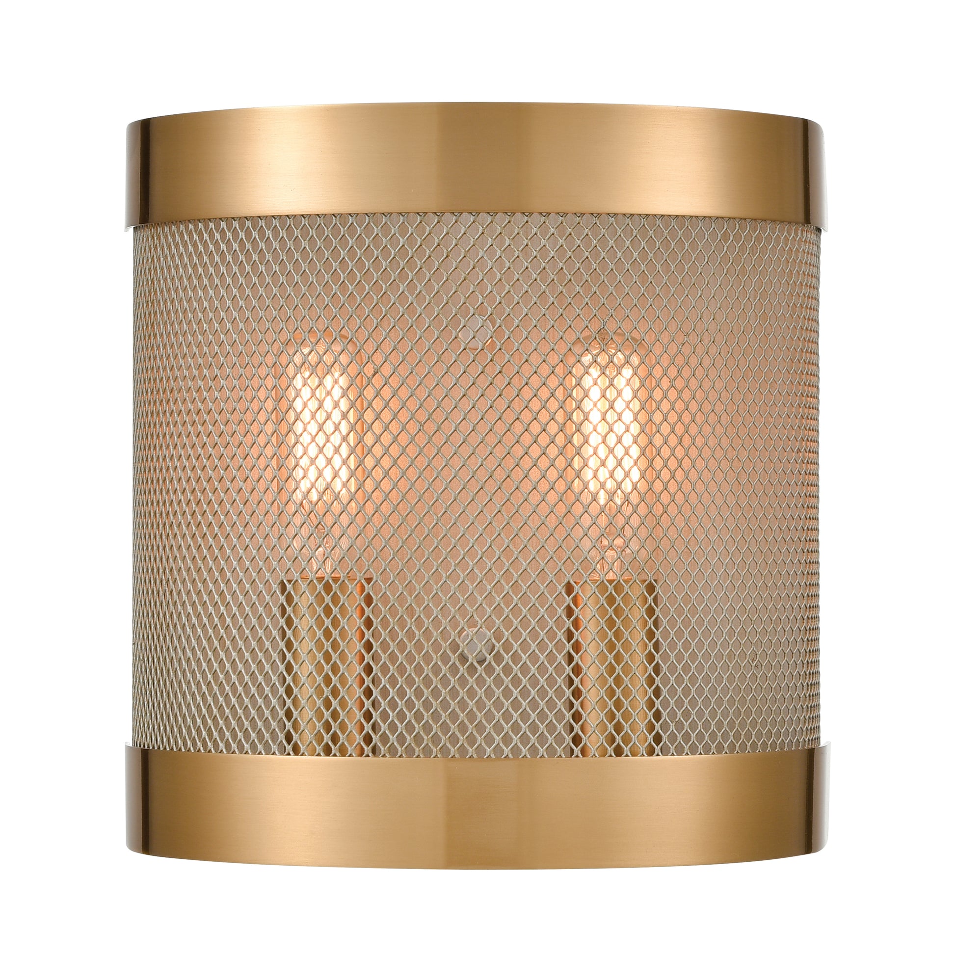 ELK SIGNATURE D4335 Line in the Sand 8'' High 2-Light Sconce - Satin Brass