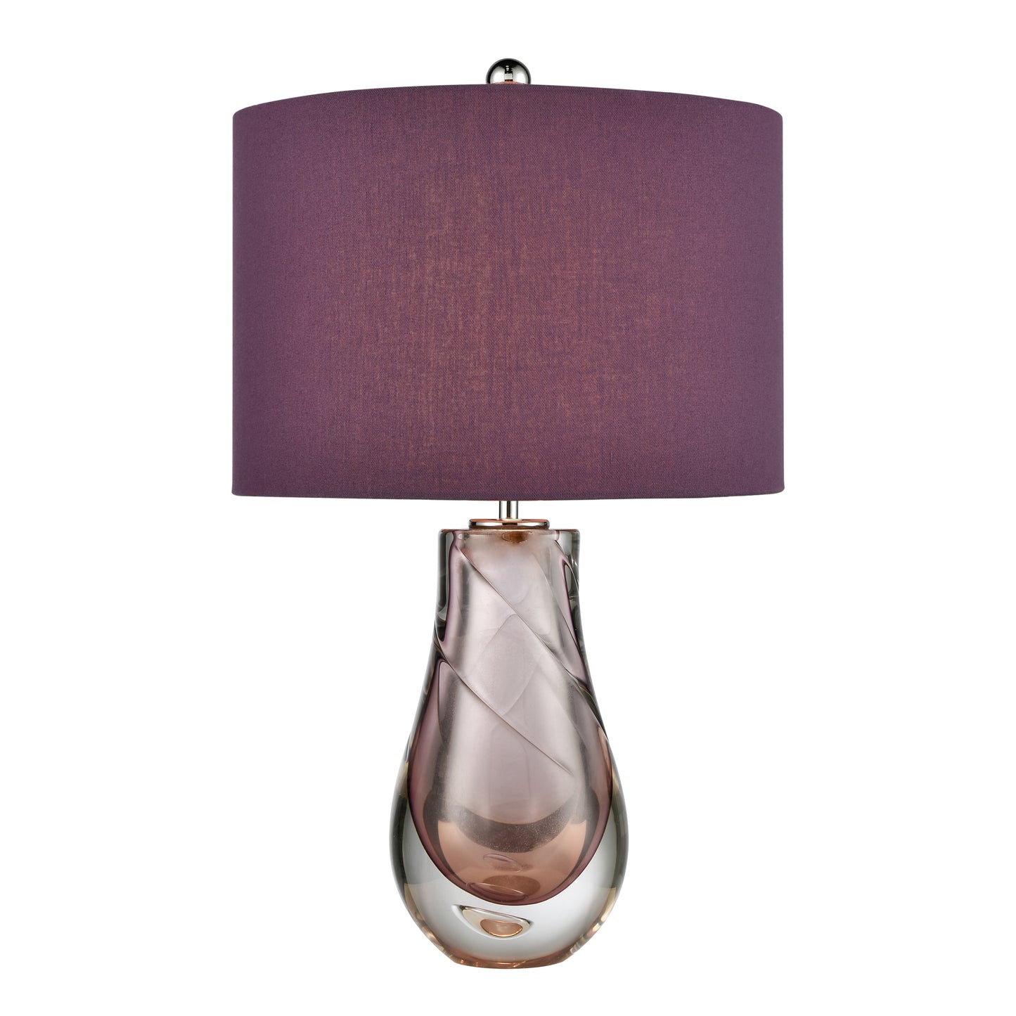 ELK SIGNATURE D4559 Dusty Rose 22'' High 1-Light Table Lamp - Purple