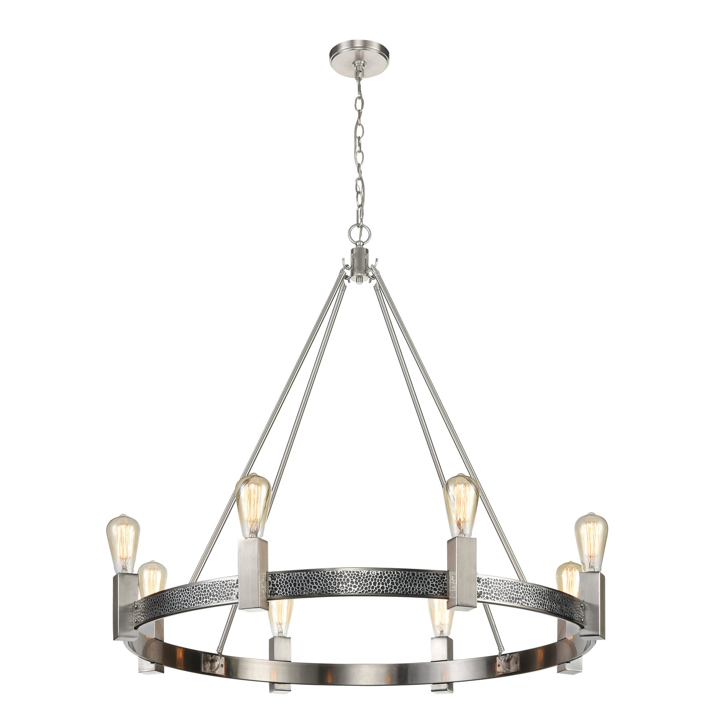 ELK SIGNATURE D4619 Impression 36.25'' Wide 8-Light Chandelier - Silver