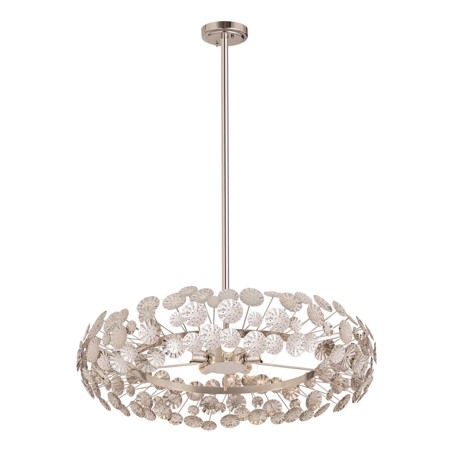 ELK SIGNATURE D4722 Camora 37'' Wide 5-Light Pendant - Nickel