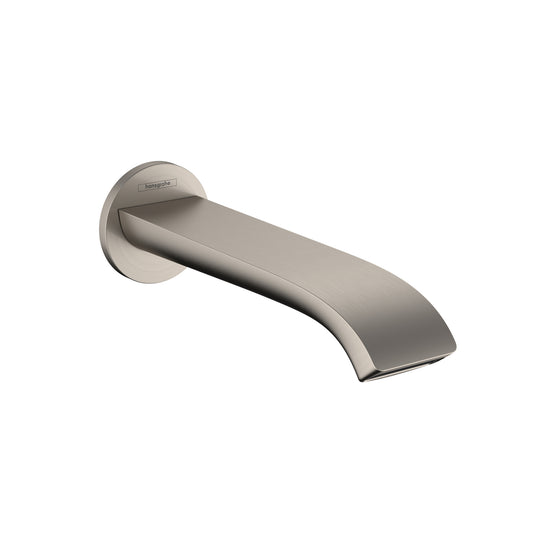 HANSGROHE 75410821 Brushed Nickel Vivenis Modern Tub Spout