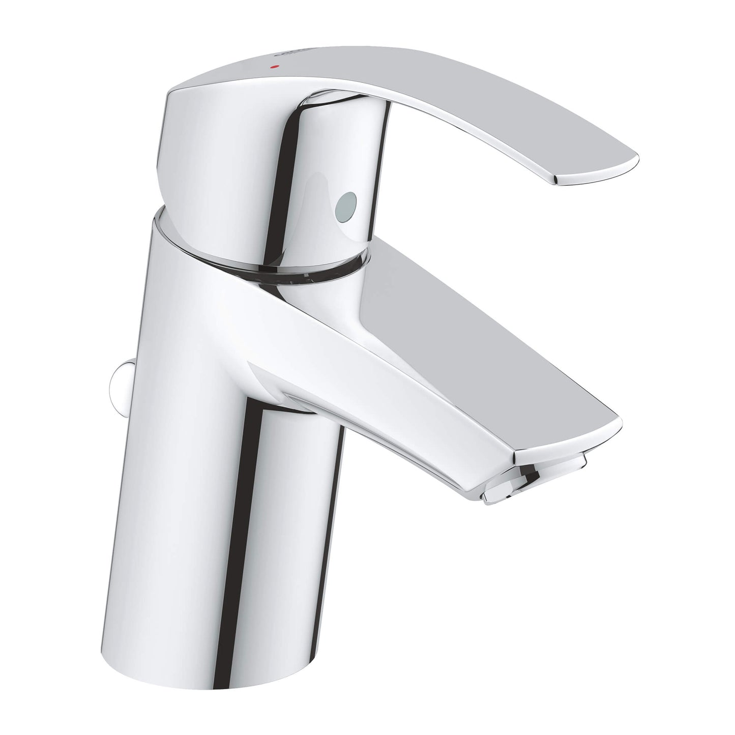 GROHE 3264200A Eurosmart Chrome Single Hole Single-Handle S-Size Bathroom Faucet 1.2 GPM
