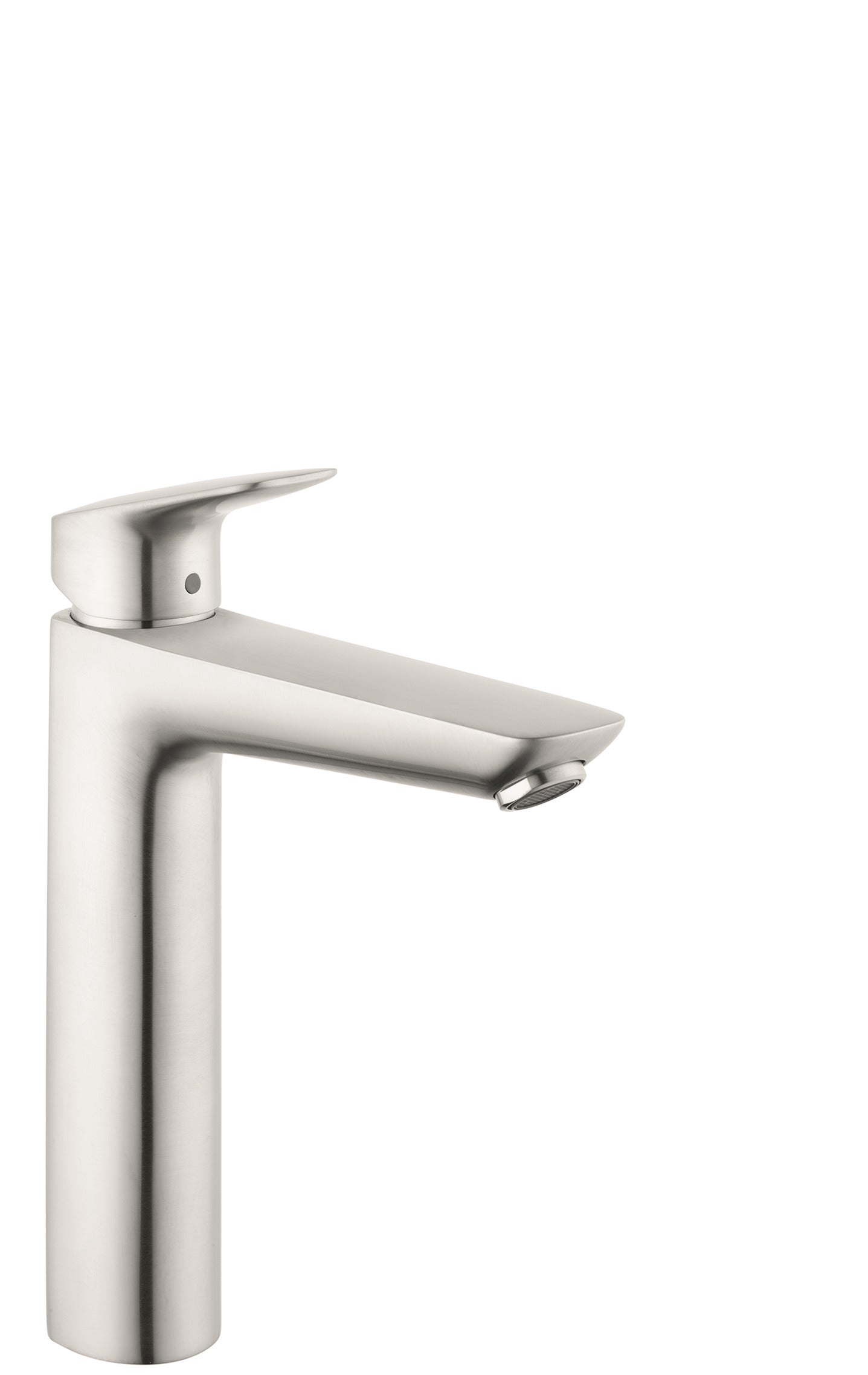 HANSGROHE 71090821 Brushed Nickel Logis Modern Single Hole Bathroom Faucet 1.2 GPM