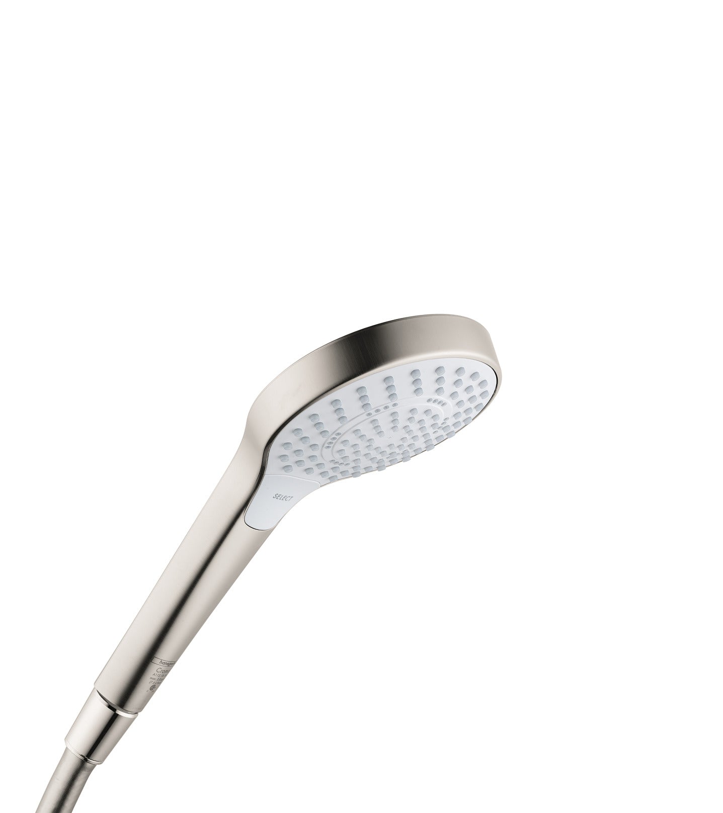 HANSGROHE 26801821 Croma Select S Handshower 110 3-Jet, 2.0 GPM in Brushed Nickel