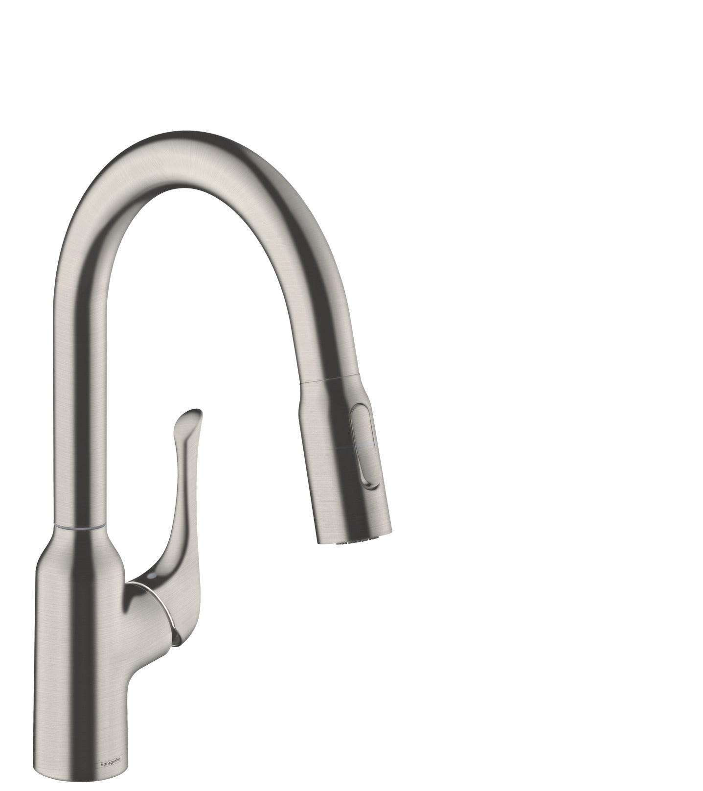 HANSGROHE 71844801 Stainless Steel Optic Allegro N Modern Kitchen Faucet 1.75 GPM