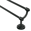 MOEN DN0722BL Iso  Double Towel Bar In Matte Black