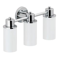 MOEN DN0763CH Iso  Three Globe Bath Light In Chrome