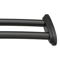 MOEN DN2141BL Curved Shower Rods  Adjustable Curved Shower Rod In Matte Black