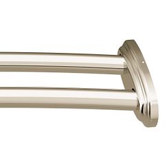 MOEN DN2141NL Curved Shower Rods  Adjustable Curved Shower Rod In Polished Nickel