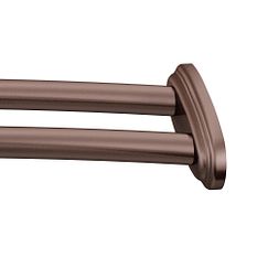 MOEN DN2141OWB Curved Shower Rods  Adjustable Curved Shower Rod In Old World Bronze