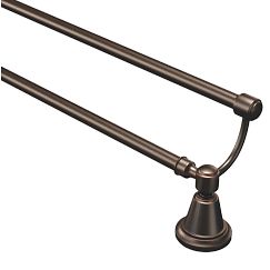 MOEN DN3622ORB Bradshaw  24" Double Towel Bar In Oil Rubbed Bronze