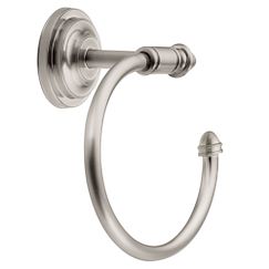 MOEN DN4186BN Stockton  Towel Ring In Brushed Nickel