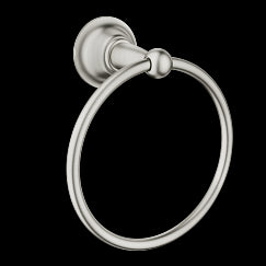 MOEN DN6886BN Sage  Towel Ring In Brushed Nickel