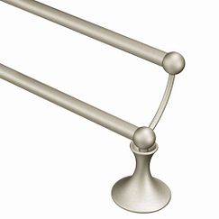 MOEN DN7722BN Lounge  24" Double Towel Bar In Brushed Nickel