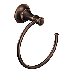 MOEN DN7986BRB Ashville  Towel Ring In Mediterranean Bronze