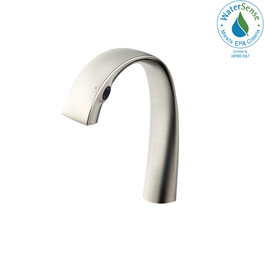 TOTO TLP01701U#BN ZN 1.1 GPM Electronic Touchless Bathroom Faucet with SOFT FLOW and SAFETY THERMO Technology , Brushed Nickel