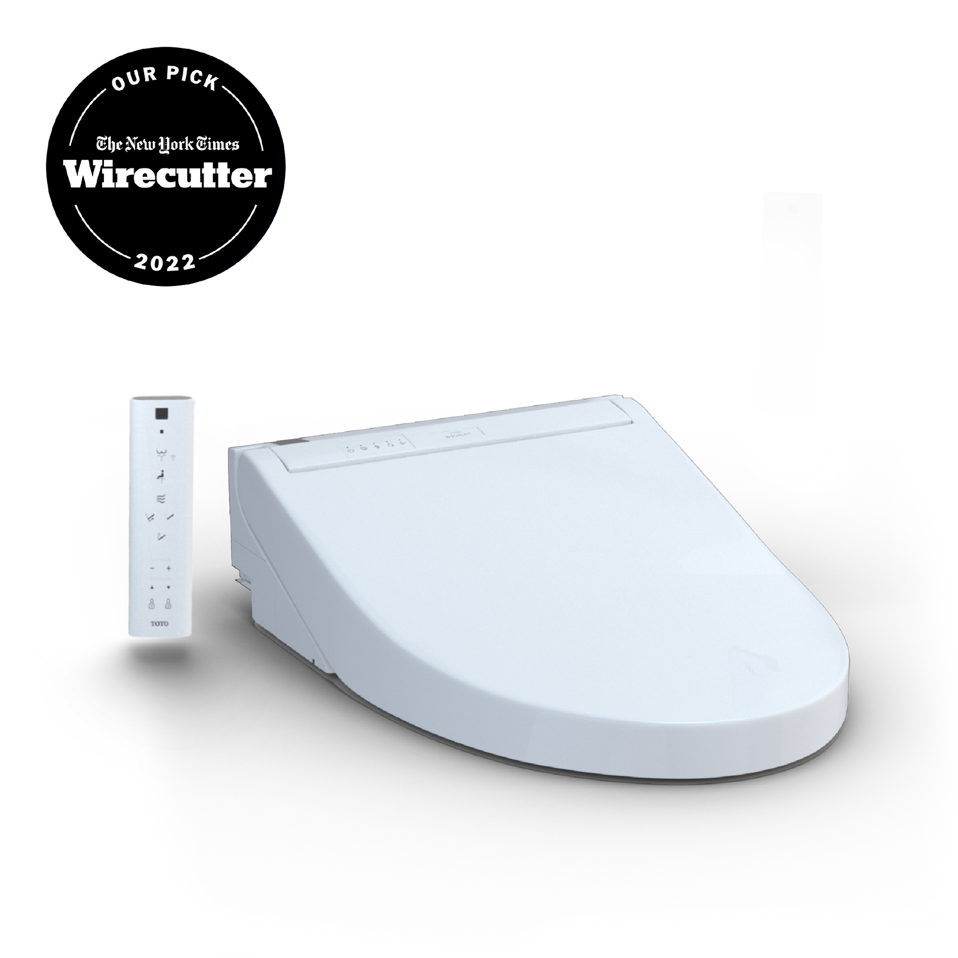TOTO SW3084#01 WASHLET C5 Electronic Bidet Toilet Seat with PREMIST and EWATER+ Wand Cleaning , Cotton White