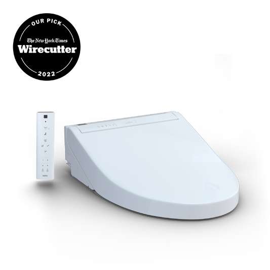 TOTO SW3084#01 WASHLET C5 Electronic Bidet Toilet Seat with PREMIST and EWATER+ Wand Cleaning , Cotton White