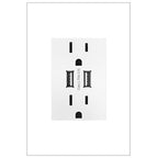 LEGRAND ARTRUSB153W4 ADORNE  Dual-USB Outlet , White