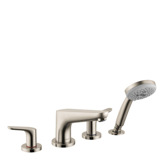 HANSGROHE 04766820 Brushed Nickel Focus Modern Tub Filler 1.8 GPM