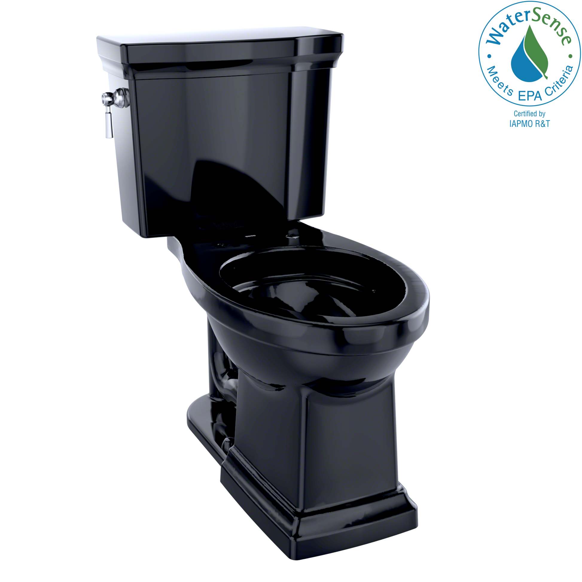 TOTO CST404CUF#51 Promenade II 1G Two-Piece Elongated 1.0 GPF Universal Height Toilet , Ebony