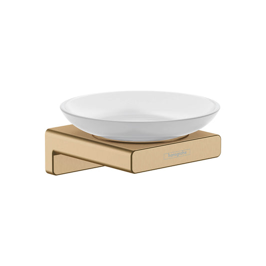 HANSGROHE 41746140 Brushed Bronze AddStoris Modern Soap Dish