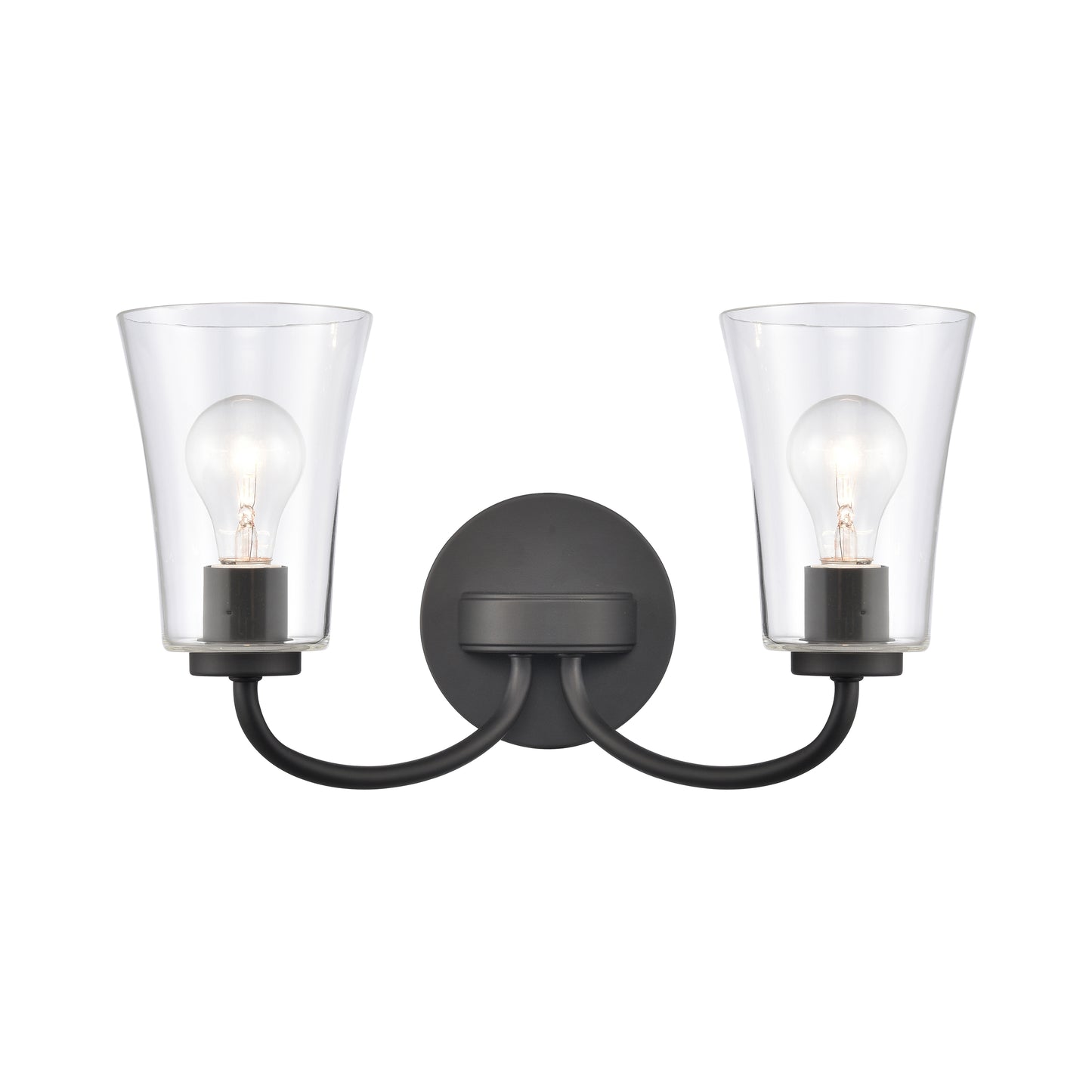 ELK SHOWROOM EC89253/2 Emily 17'' Wide 2-Light Vanity Light - Matte Black