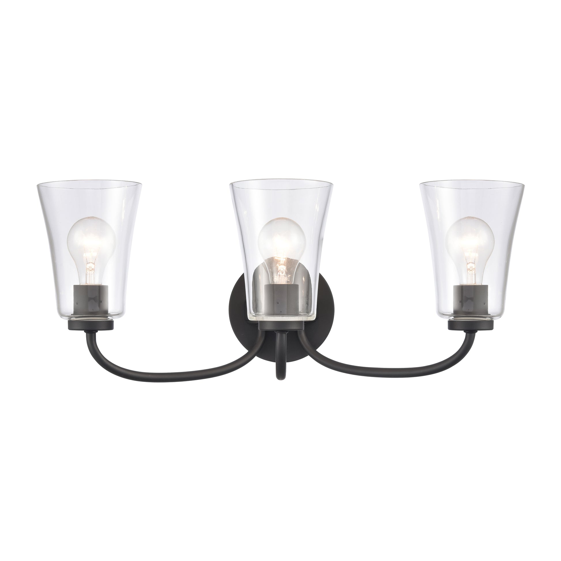 ELK SHOWROOM EC89254/3 Emily 23'' Wide 3-Light Vanity Light - Matte Black