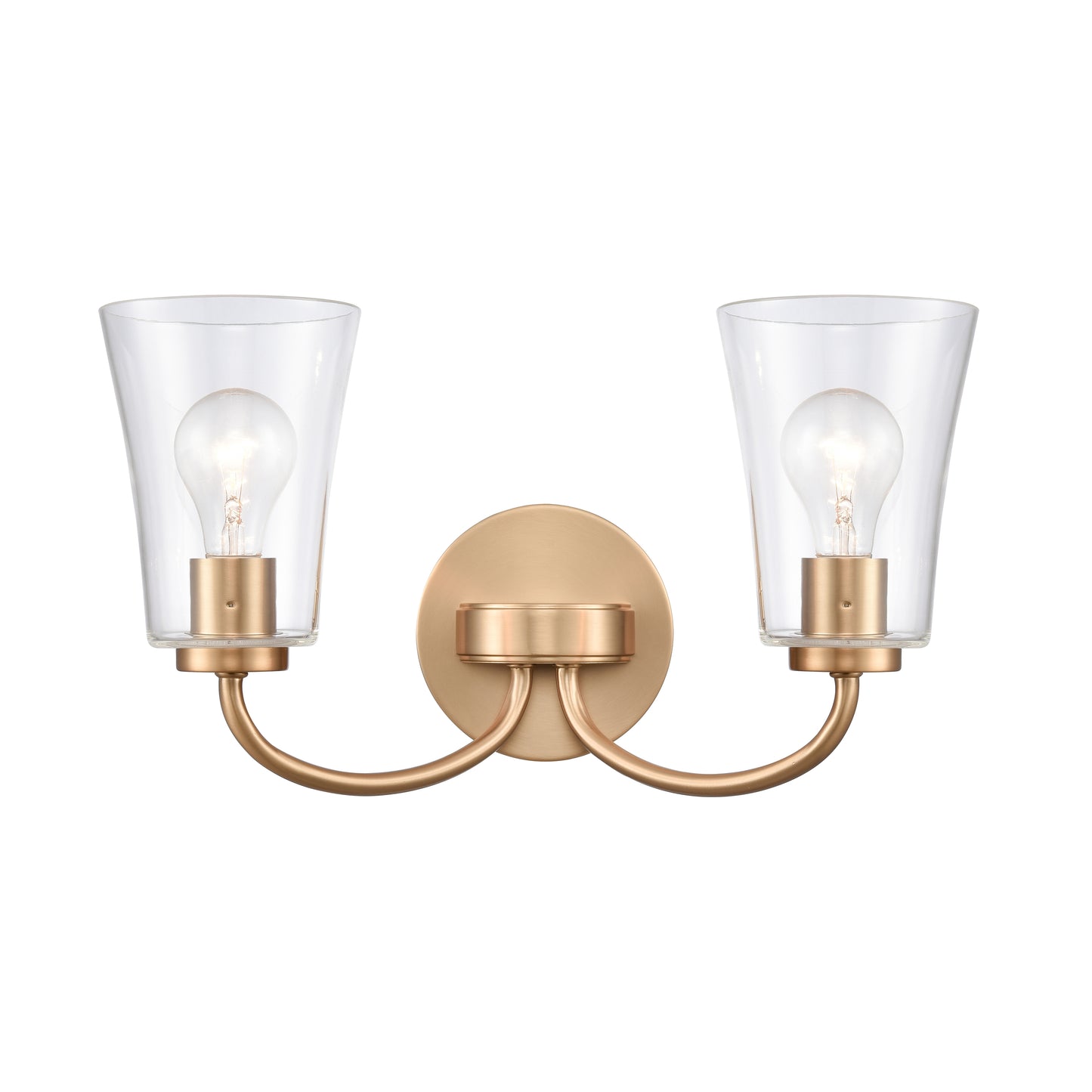 ELK SHOWROOM EC89263/2 Emily 17'' Wide 2-Light Vanity Light - Brushed Gold