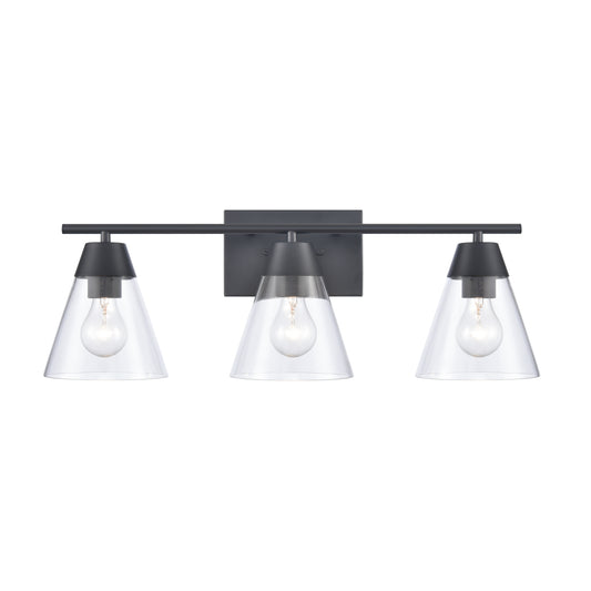 ELK SHOWROOM EC90004/3 Vivica 24'' Wide 3-Light Vanity Light - Matte Black