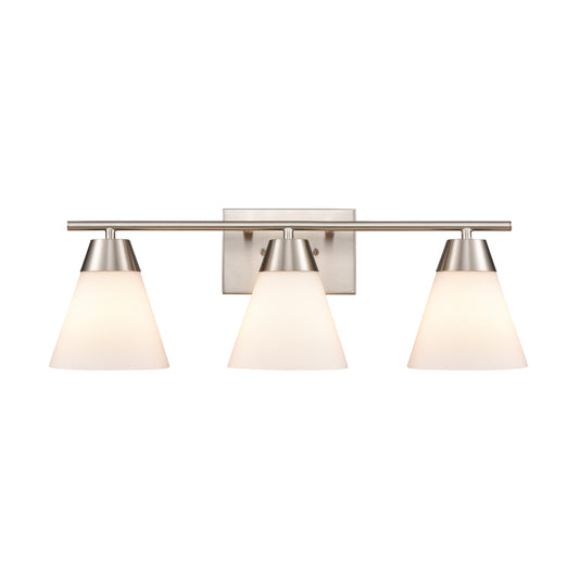 ELK SHOWROOM EC90024/3 Vivica 24'' Wide 3-Light Vanity Light - Brushed Nickel