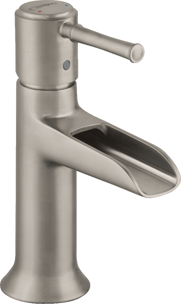 HANSGROHE 14127821 Talis C Single-Hole Faucet 90 with Pop-Up Drain, 1.2 GPM in Brushed Nickel