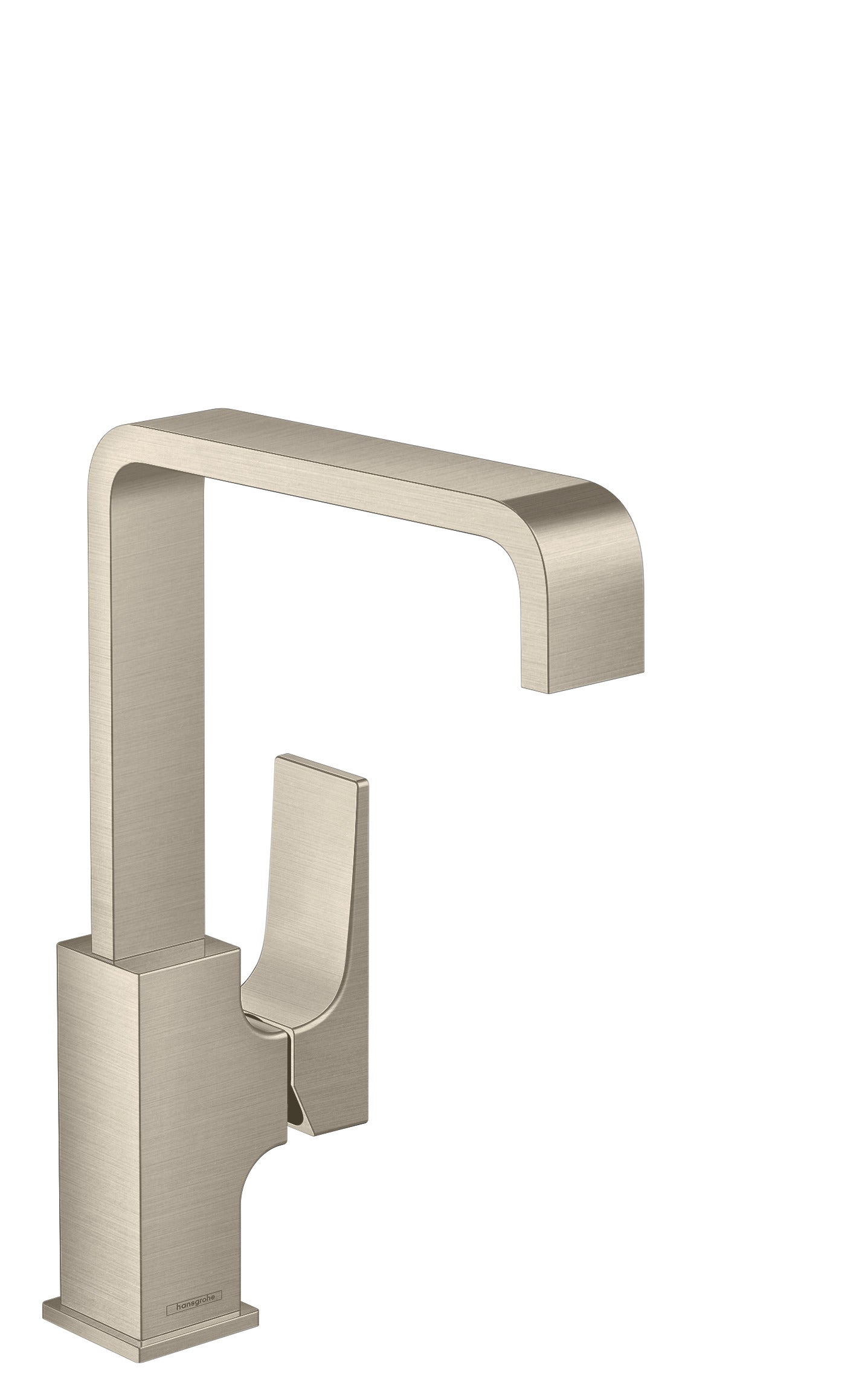 HANSGROHE 32511821 Brushed Nickel Metropol Modern Single Hole Bathroom Faucet 1.2 GPM