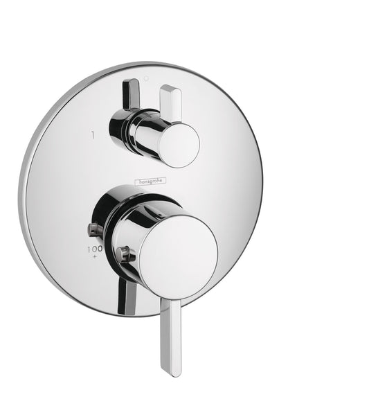 HANSGROHE 04231000 Chrome Ecostat Modern Thermostatic Trim