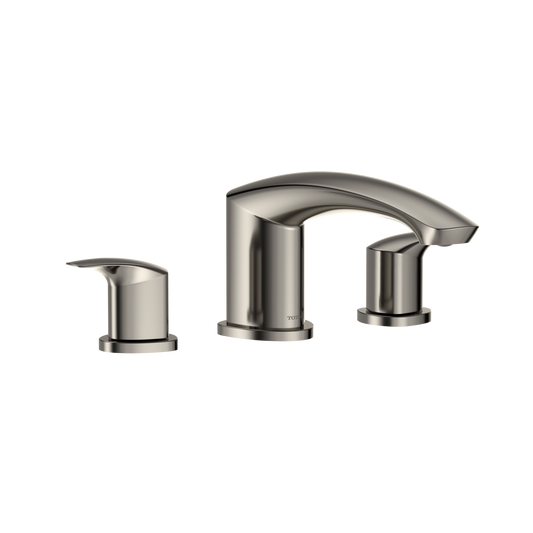 TOTO TBG09201U#PN GM Two-Handle Deck-Mount Roman Tub Filler Trim , Polished Nickel